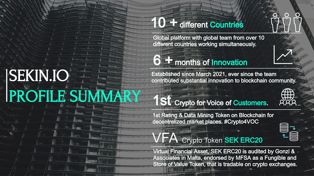 [Announcement] SEKIN Token Pre-Sale Tier 1 ends on 16th August 2021 at ...